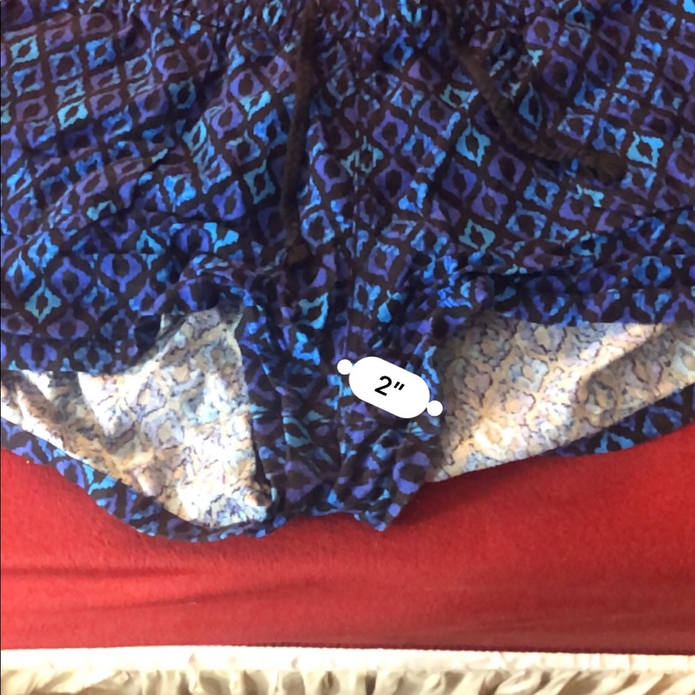 Blue Patterned Shorts - Picture 5 of 5